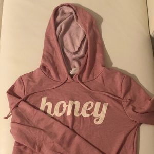 Cropped Graphic Hoodie